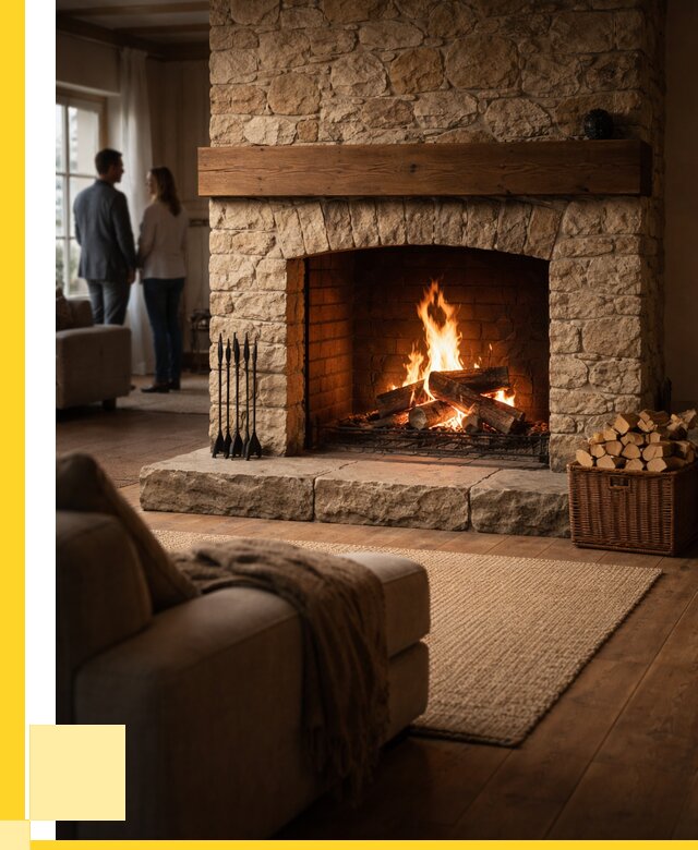 Открытые камины под ключ в Березниках от 154485 р. ЭриданБрз