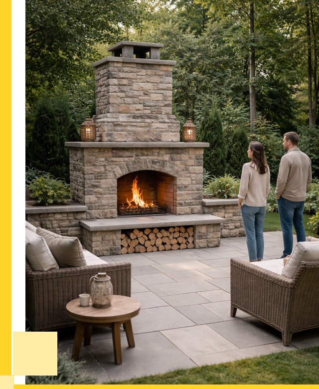 Уличные камины из кирпича в Березниках от 154485 р. | ЭриданБрз