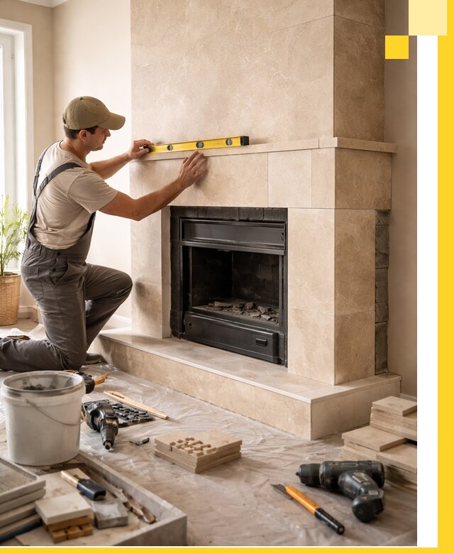 Установка и монтаж каминов в частном доме под ключ в Березниках