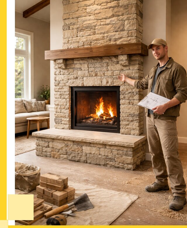 Камины под ключ в Березниках от 185382 р. | ЭриданБрз — установка