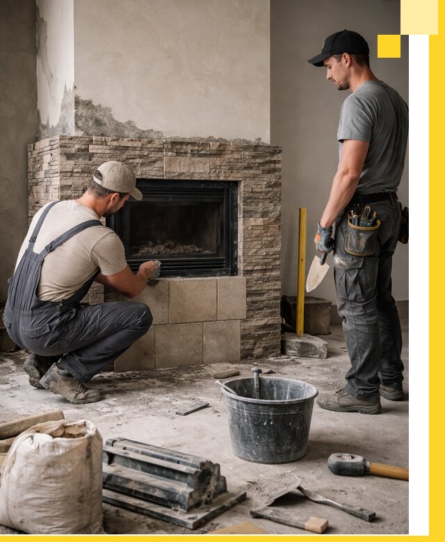 Камины под ключ в Березниках: проект, изготовление и монтаж