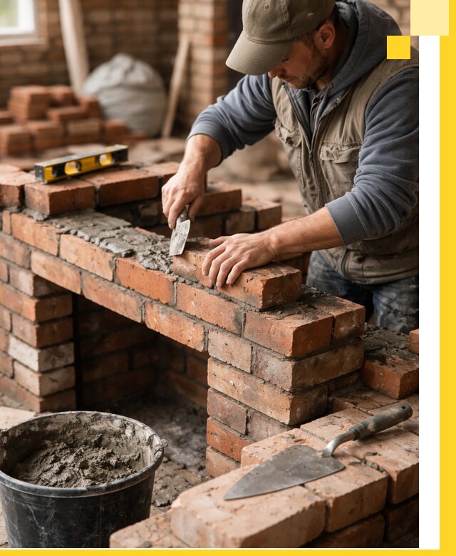 Кладка каминов под ключ в Березниках профессиональная отделка и монтаж