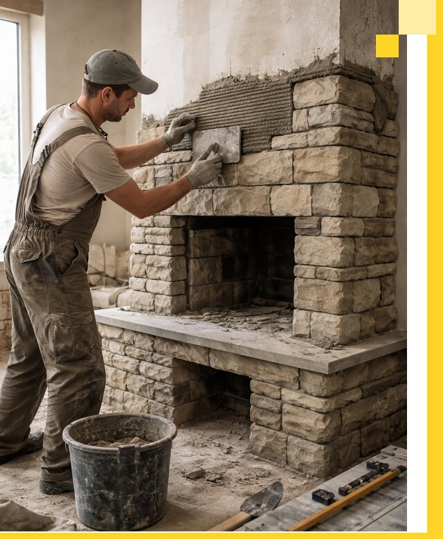 Строительство каминов под ключ в Березниках от проектирования до монтажа