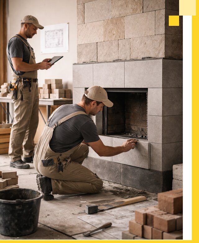 Индивидуальные проекты каминов и каминных систем в Березниках