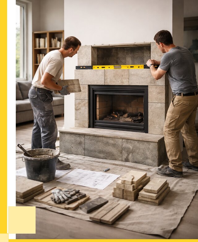 Монтаж каминов и установка в Березниках от 46346 р. | ЭриданБрз