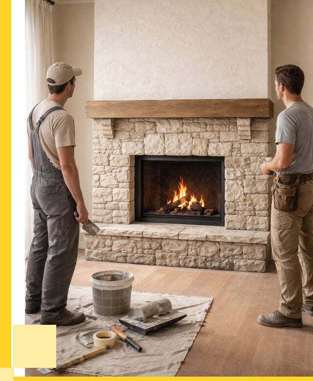 Отделка каминов в Березниках от 6694 р. под ключ | ЭриданБрз