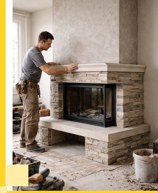 Изготовление каминов под ключ в Березниках от 154485 р. | ЭриданБрз