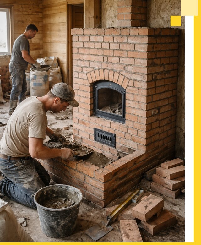 Профессиональное строительство печей в Березниках под ключ