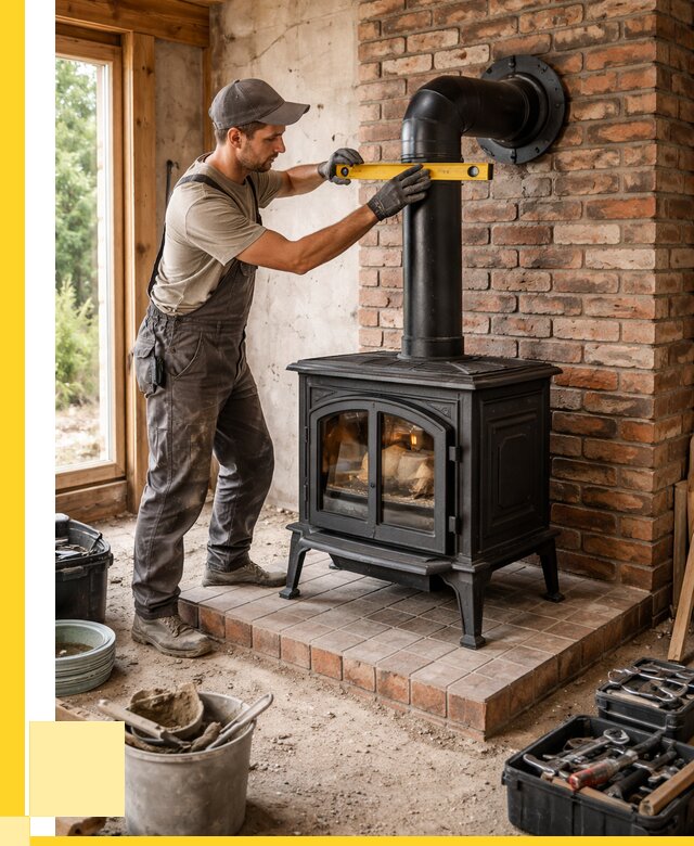 Монтаж печей установка банной печи в Березниках от 15449 р. | ЭриданБрз