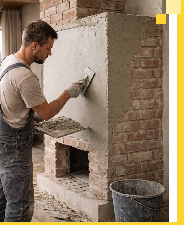 Отделка печей и облицовка каминов в Березниках под ключ