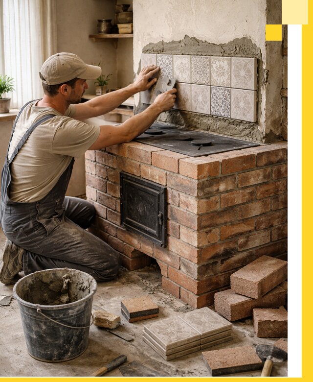 Печи с плитой на заказ монтаж гарантия и сервис в Березниках