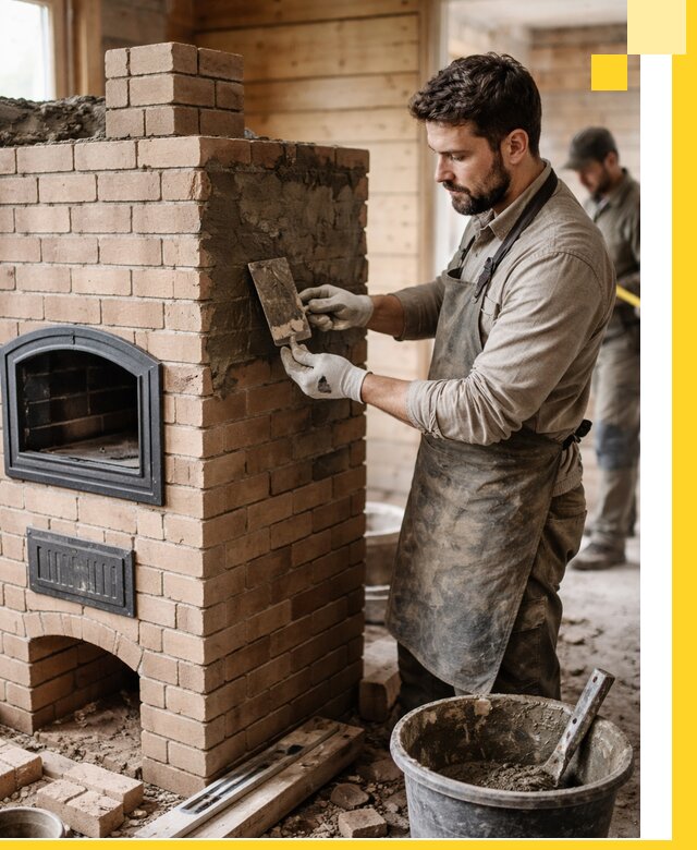 Изготовление и установка печей-шведок под ключ в Березниках