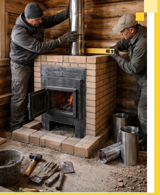 Проектирование, изготовление и установка банных печей в Березниках