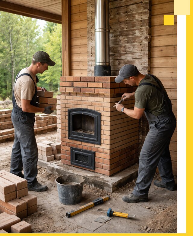 Производство и установка дачных печей под ключ в Березниках
