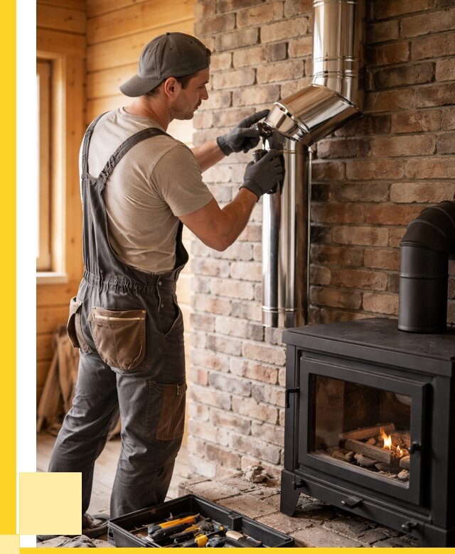 Монтаж дымоходов для печей в Березниках от 7724 р. | ЭриданБрз