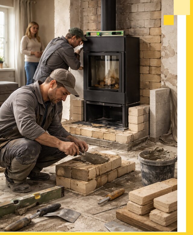 Печи и камины под ключ: проект, установка в Березниках