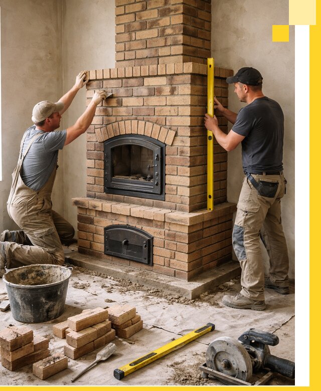 Продажа и установка печей и каминов для дома под ключ в Березниках