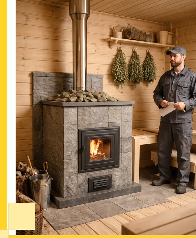 Печи для бани под ключ в Березниках от 123588 р. | ЭриданБрз