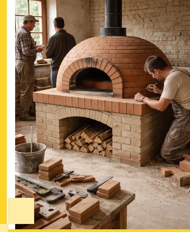 Помпейская печь дровяная для пиццы в Березниках | ЭриданБрз от 205980 р.