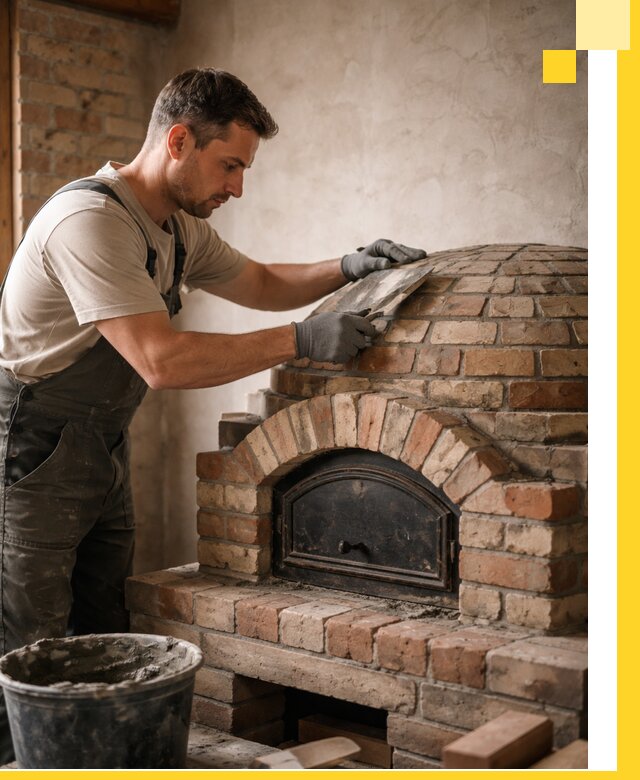 Изготовление и монтаж помпейских печей на заказ в Березниках