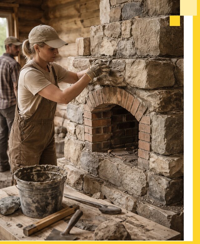 Каменные печи на заказ и монтаж в Березниках, долговечные решения