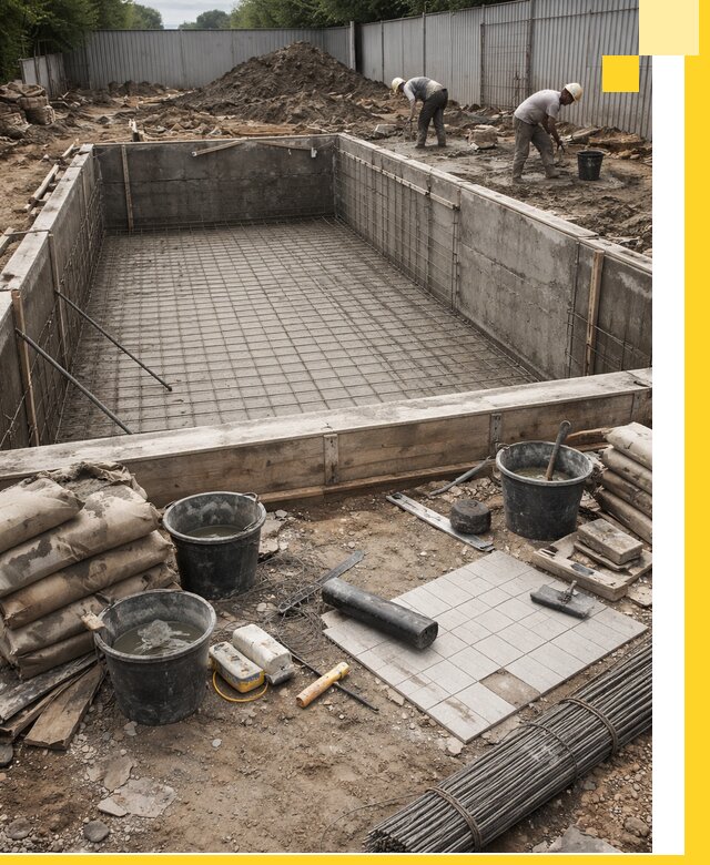 Строительство бассейнов под ключ в Березниках, дизайн и монтаж