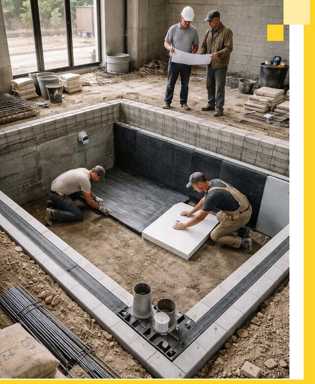 Проекты частных и общественных бассейнов под ключ в Березниках