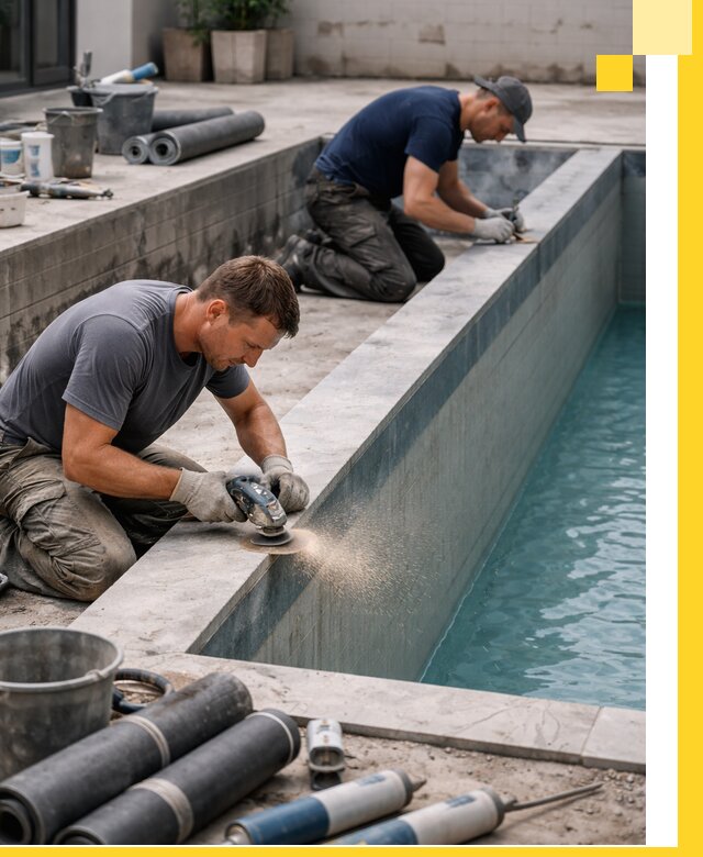 Профессиональный ремонт бассейнов под ключ в Березниках