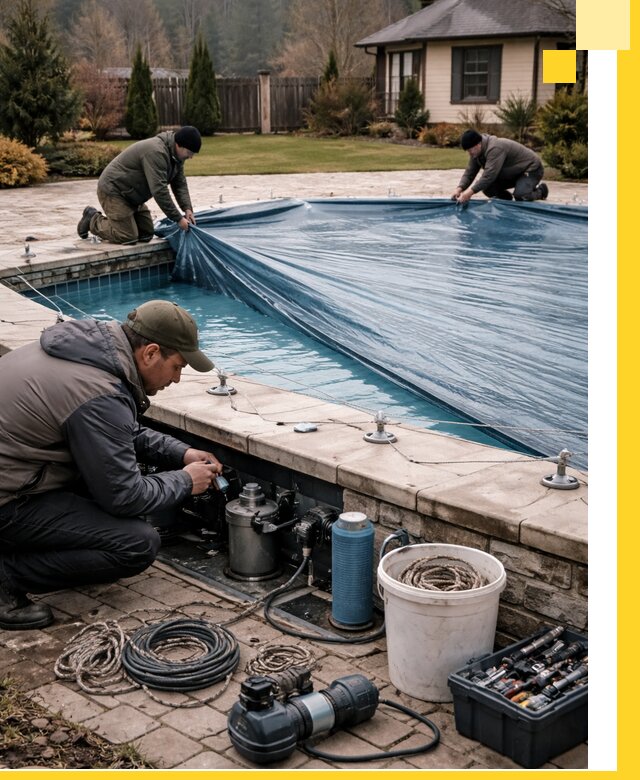 Консервация бассейнов в Березниках: подготовка к длительному хранению