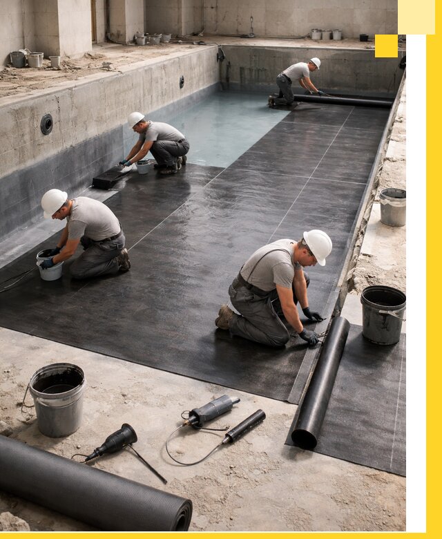 Профессиональная гидроизоляция бассейнов и чаш в Березниках под ключ