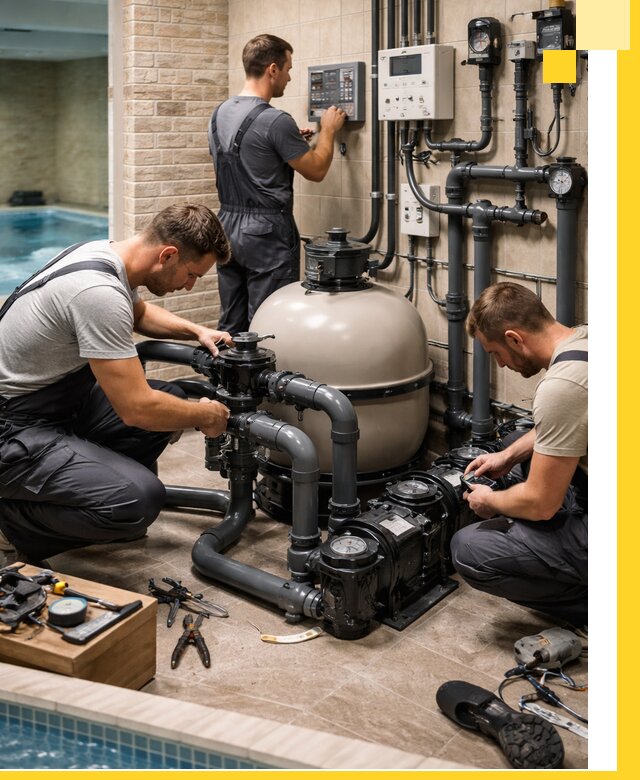 Комплексное оборудование для бассейнов под ключ в Березниках