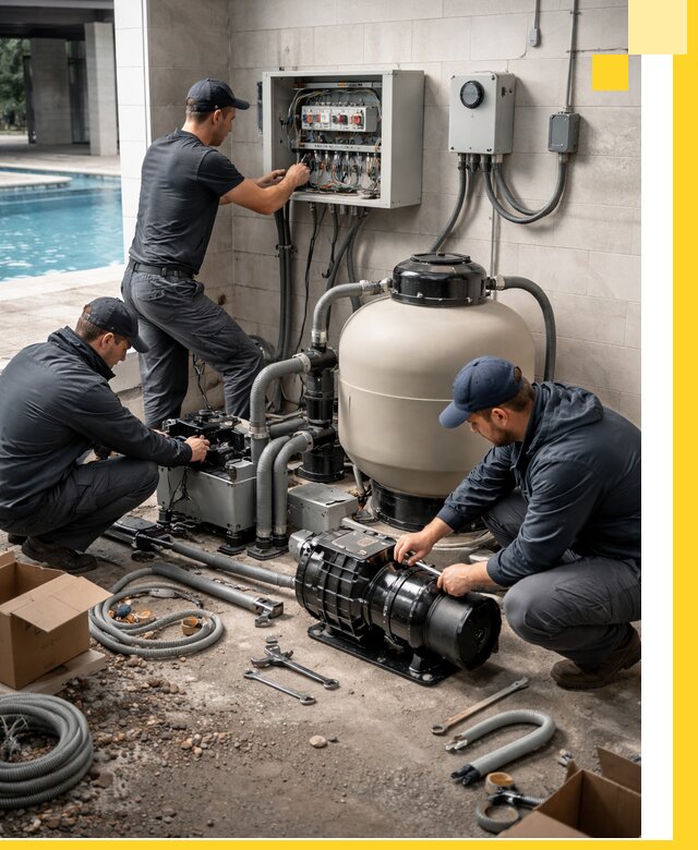 Профессиональный монтаж оборудования для бассейнов в Березниках