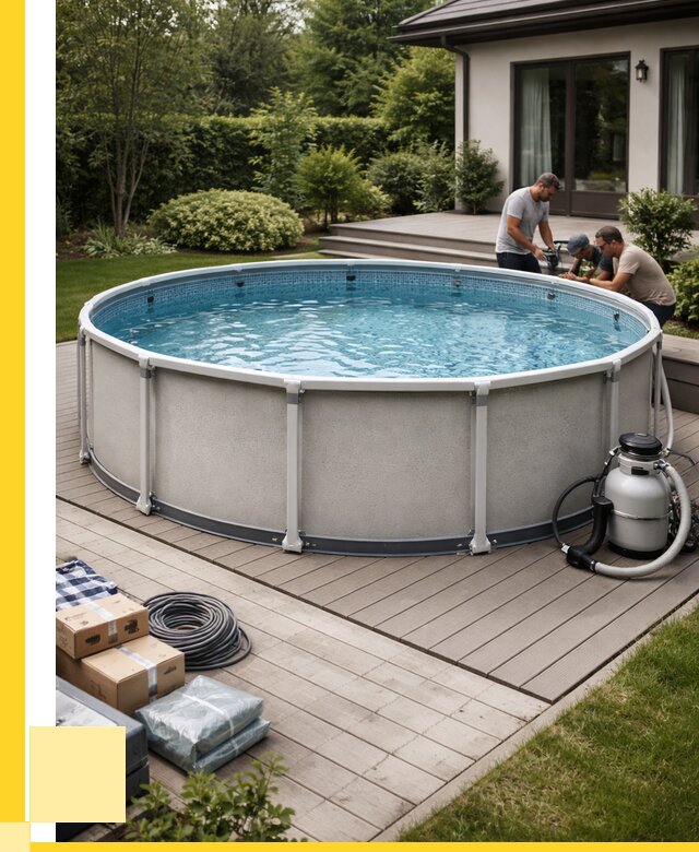 Купить каркасные бассейны в Березниках от 46346 р. | ЭриданБрз