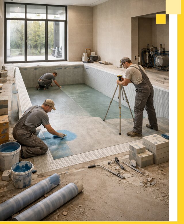 Проект и строительство закрытых бассейнов в Березниках под ключ