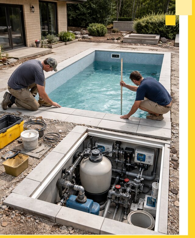 Строительство качественных домашних бассейнов под ключ в Березниках