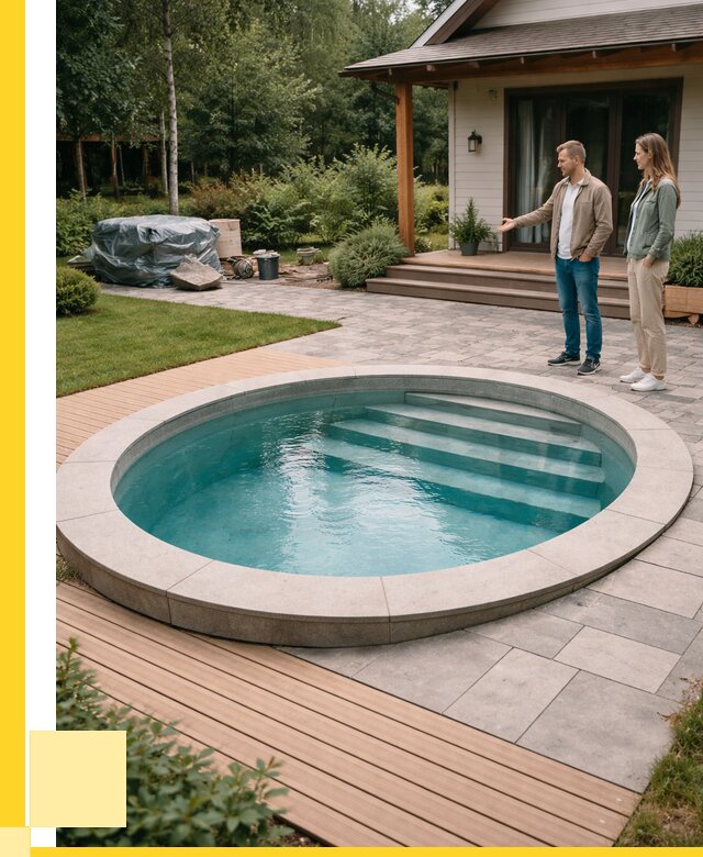 Бассейн на даче под ключ в Березниках от 205980 р., ЭриданБрз