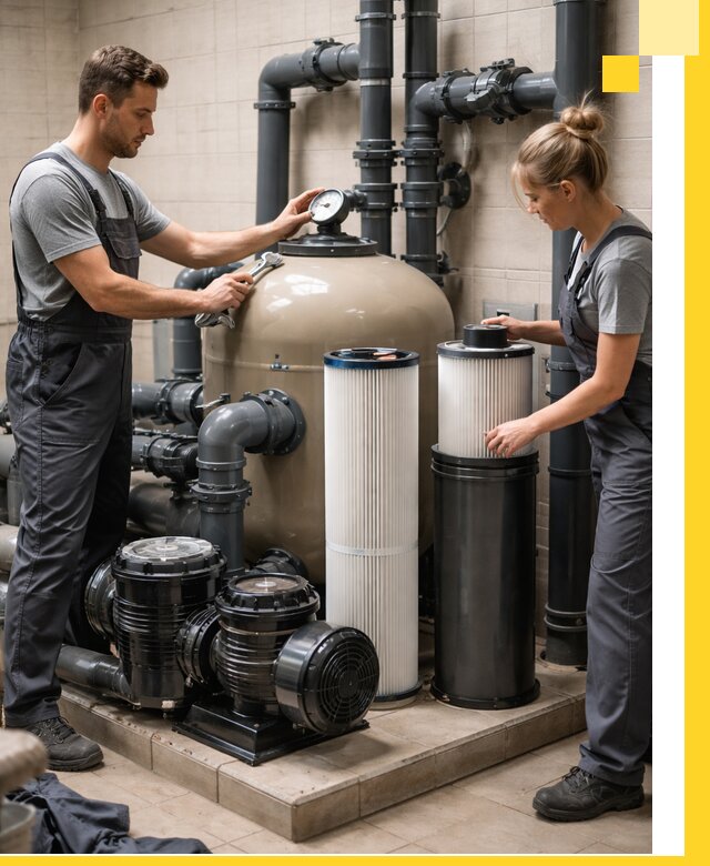 Фильтры и системы фильтрации для бассейнов в Березниках