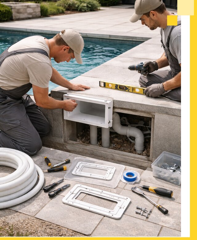 Поставка и установка скиммеров для бассейнов в Березниках