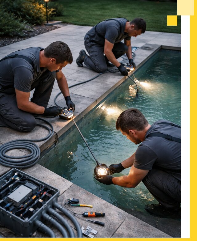 Профессиональное освещение бассейнов в Березниках: дизайн и монтаж