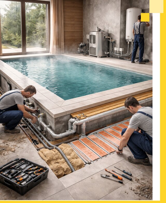 Проектирование и строительство тёплых бассейнов в Березниках