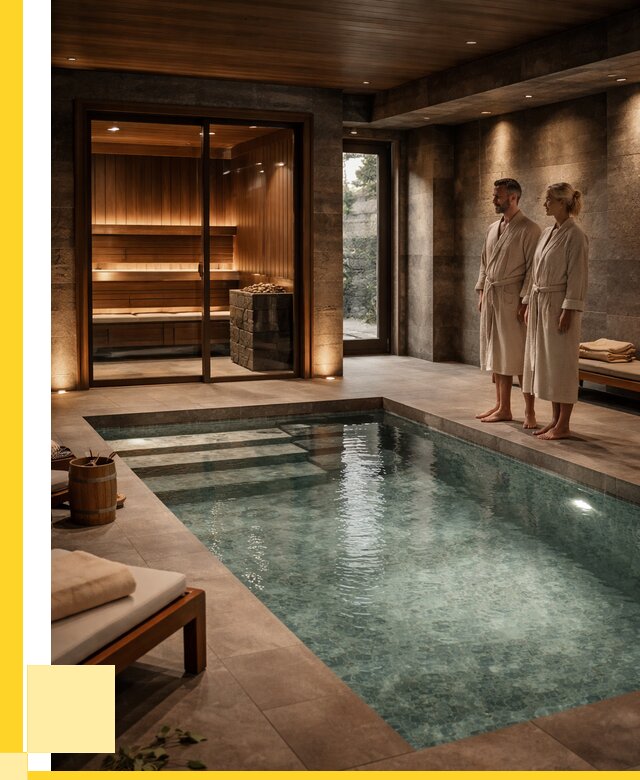 Сауна с большим бассейном в Березниках от 1235880 р. ЭриданБрз