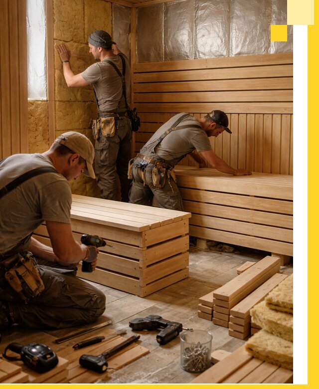 Профессиональное строительство саун под ключ в Березниках