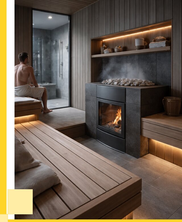 Проект сауны в частном доме в Березниках от 36047 р. | ЭриданБрз