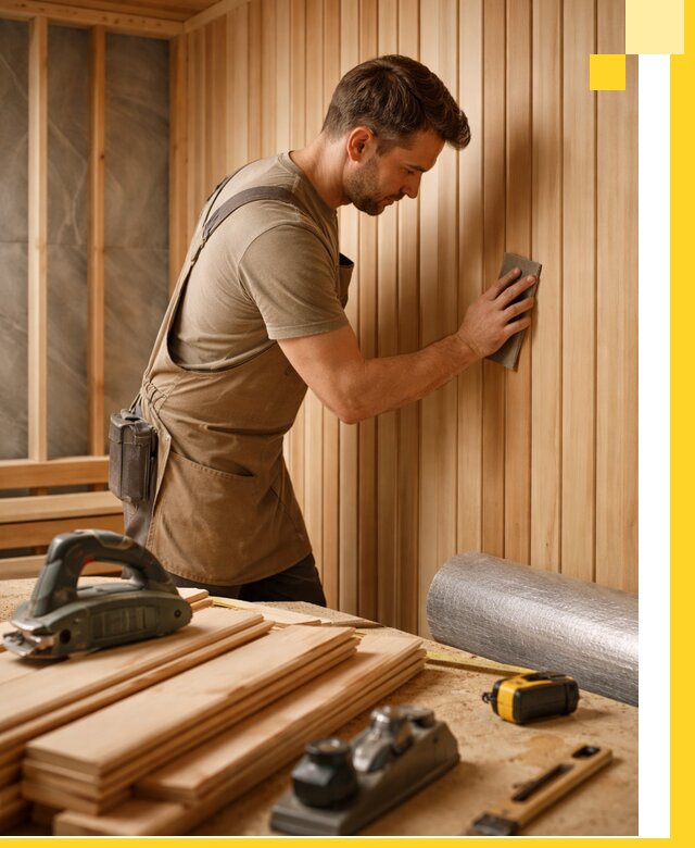 Профессиональная отделка саун и парных под ключ в Березниках