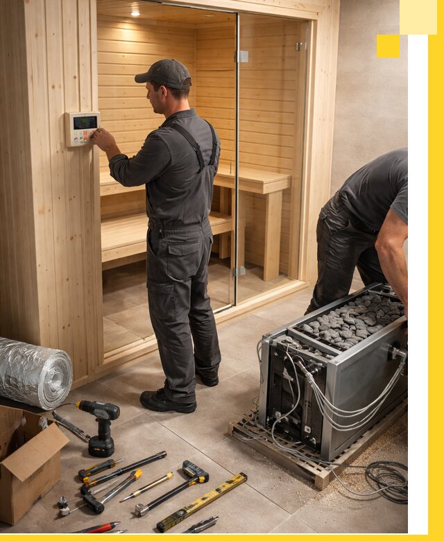 Поставка, установка и монтаж электрических саун в Березниках