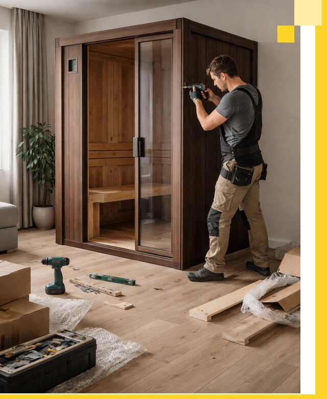 Установка и производство мини саун под ключ в Березниках