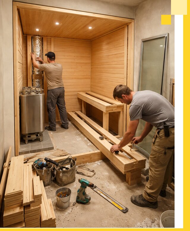 Проектирование и установка домашних саун под ключ в Березниках