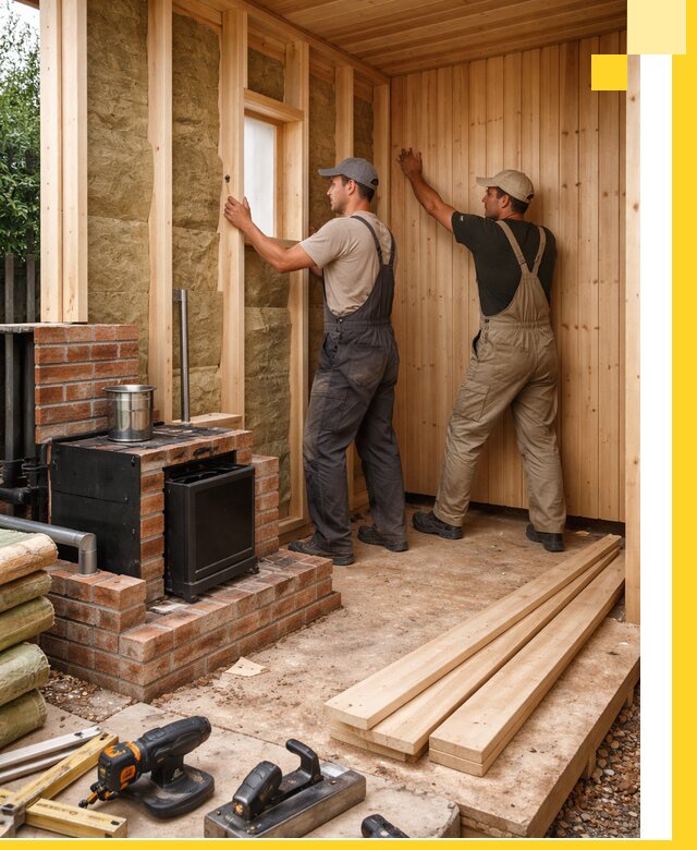 Строительство и установка дачных саун под ключ в Березниках