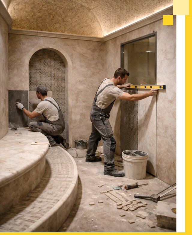 Проектирование и строительство саун с хамамом под ключ в Березниках