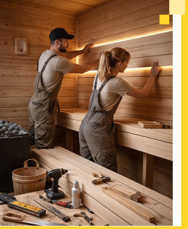 Дизайн саун и бань под ключ с индивидуальным проектом в Березниках